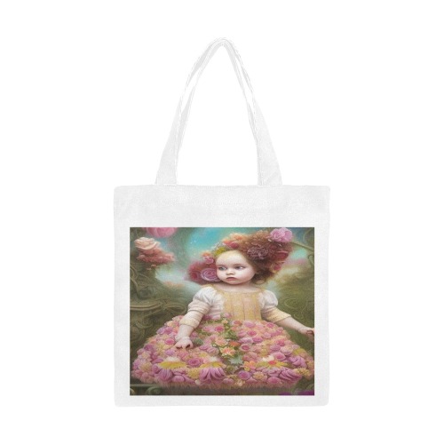 Pretty Girls 5 Canvas Tote Bag/Small (Model 1700)