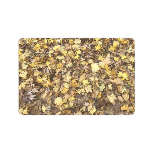 Autumn Yellow Leaves Doormat Doormat 24"x16"