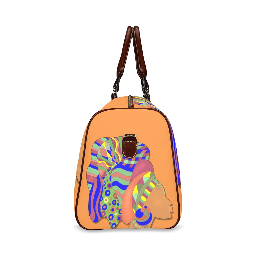 Orange FYCQ Tote Waterproof Travel Bag/Small (Model 1639)