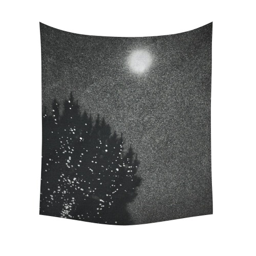 The Glow Cotton Linen Wall Tapestry 51"x 60"