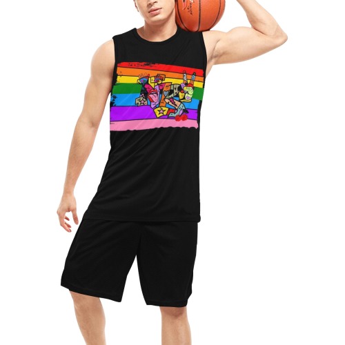 Pride NB by Nico Bielow Basketball Uniform with Pocket