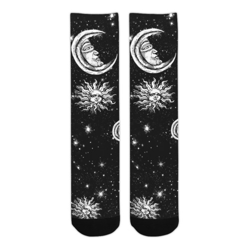 Mystic Moon and Sun Trouser Socks (For Men)