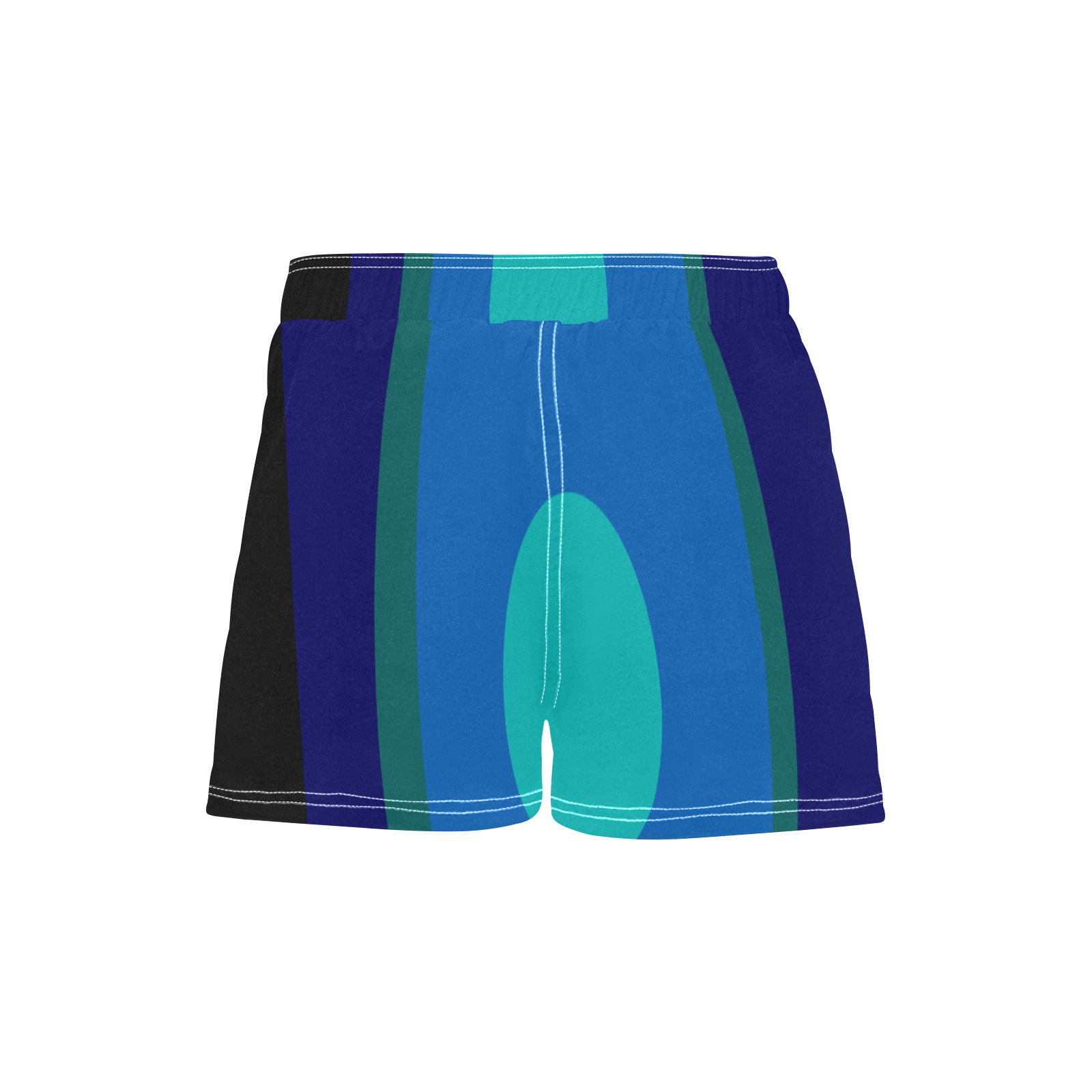 Dimensional Blue Abstract 915 Women's Casual Board Shorts (Model L54)