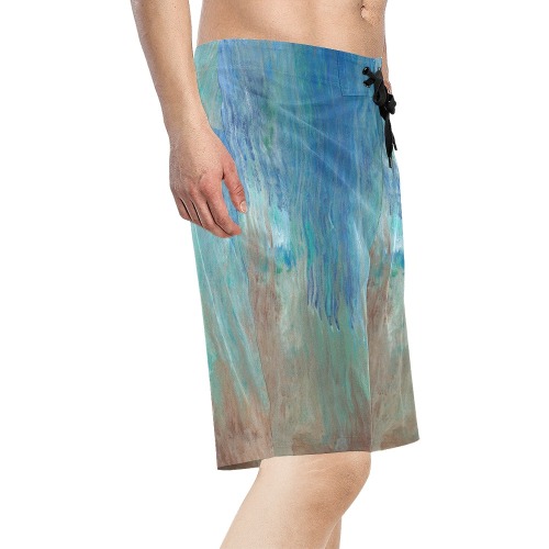 Ocean Men's All Over Print Board Shorts (Model L16)