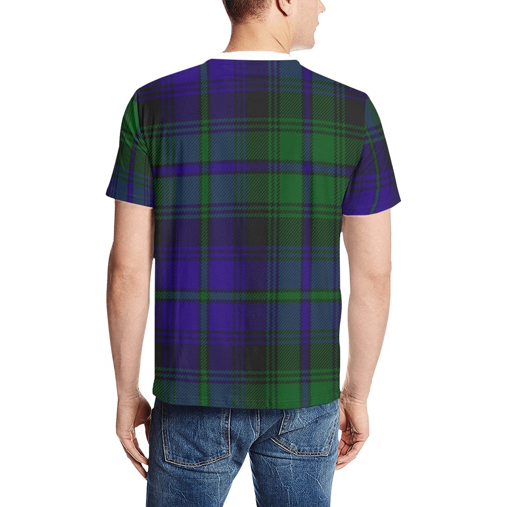 5TH. ROYAL SCOTS OF CANADA TARTAN Men's All Over Print T-Shirt (Solid Color Neck) (Model T63)