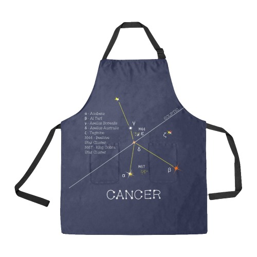 Star Cancer Zodiac sign horoscope funny astrology All Over Print Apron