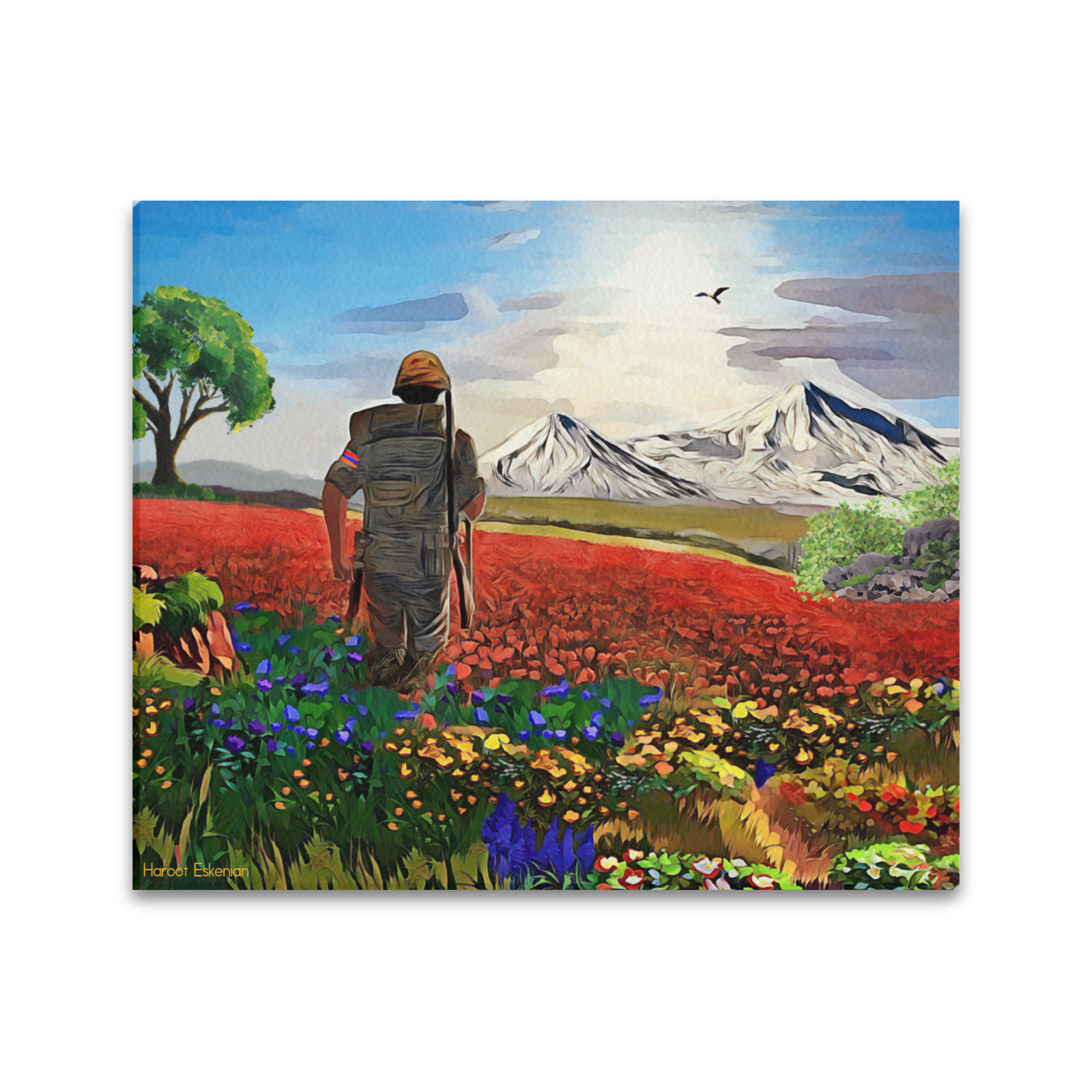 The Soldier Frame Canvas Print 24"x20"