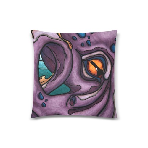 Octopus Custom Zippered Pillow Case 18"x18"(Twin Sides)