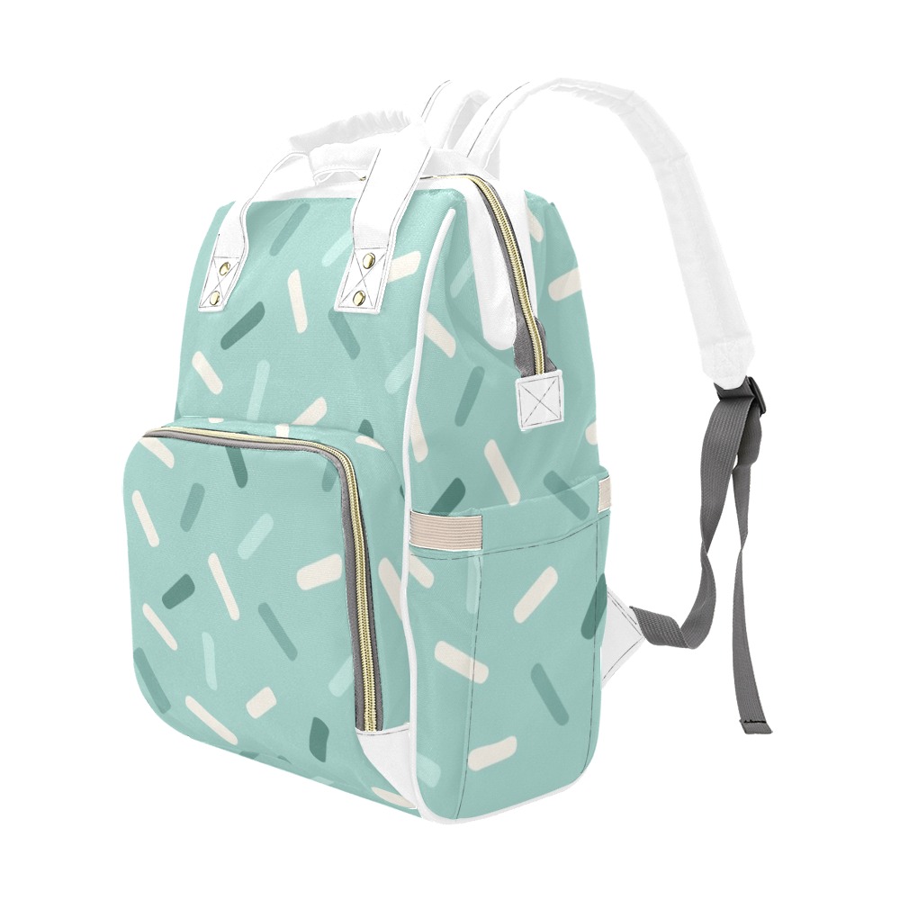 Sweet Pastel Diaper Bag Multi-Function Diaper Backpack/Diaper Bag (Model 1688)