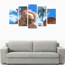 CLOUDS 15 ASTRONAUT 2 Canvas Print Sets A (No Frame)