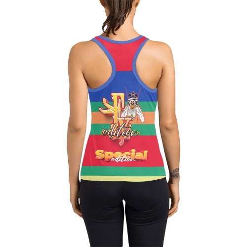 Special Edition Collectable Fly Women's Racerback Tank Top (Model T60)